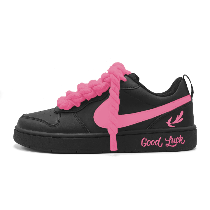 Nike Nike Court Borough Pink Phoenix Leather Slip Resistant Abrasion Resistant Slip Resistant Abrasion Resistant Low top