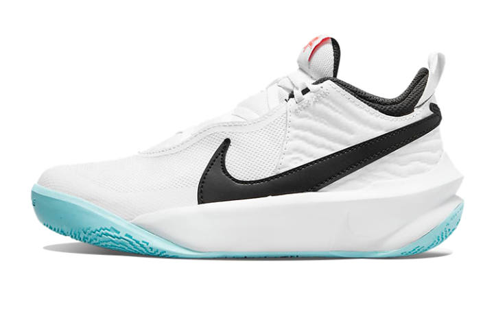 Nike Nike Team Hustle D 10 White Black Blue GS