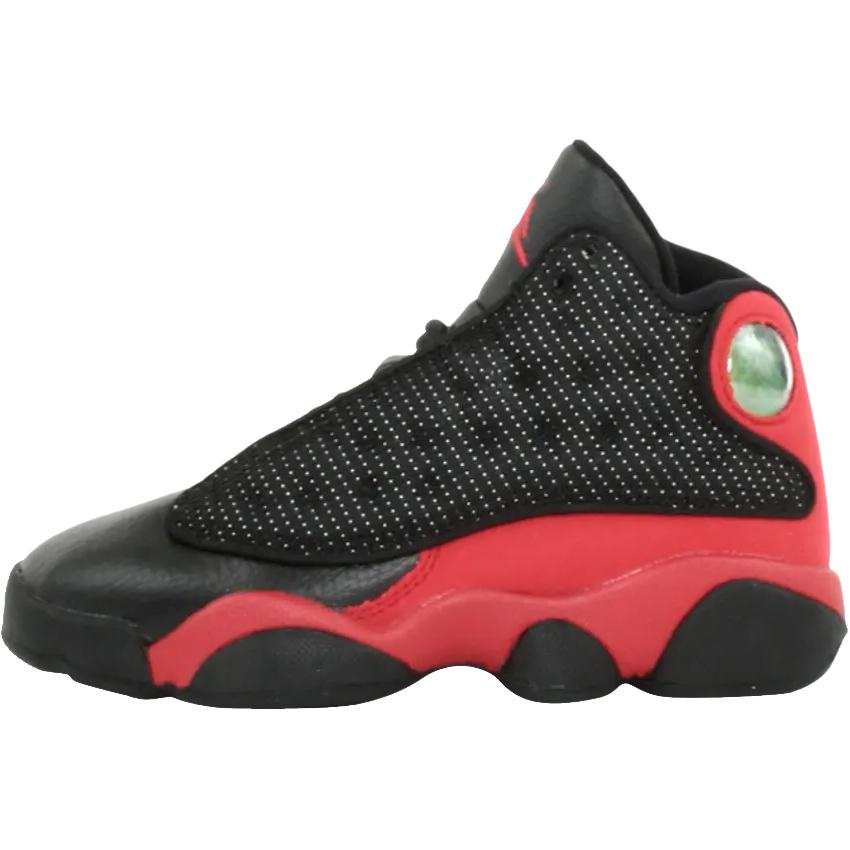Jordan Jordan Air Jordan 13 Mid top Children's Basketball Shoes Black Children Aged 3 7 Years Old