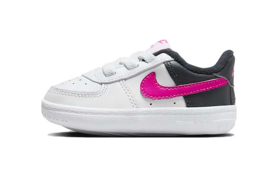 Nike Nike Force 1 Cushioning Abrasion Resistant Cushioning, Wear Resistant Low top Toddler Shoes White Pink