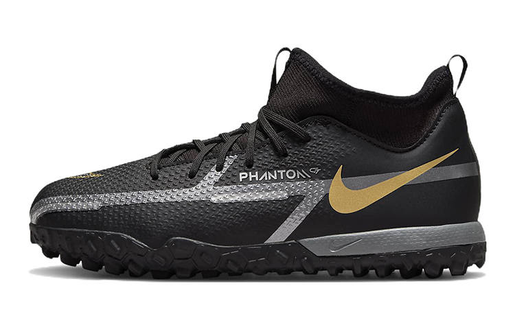 Nike Nike Phantom GT Slip Resistant Cushioning Abrasion Resistant Mid top Kids' Soccer Shoes Kids'