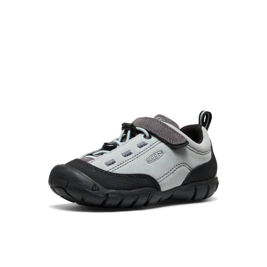 Keen JASPER 2 Suede Abrasion Resistant Support Low top Kids' Outdoor Shoes Folk Blue/Steel Gray