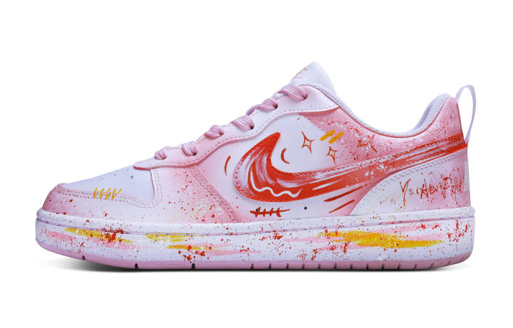 Nike Nike Court Borough Slip Resistant, Abrasion Resistant, Breathable Low top Skateboard Shoes Kids'