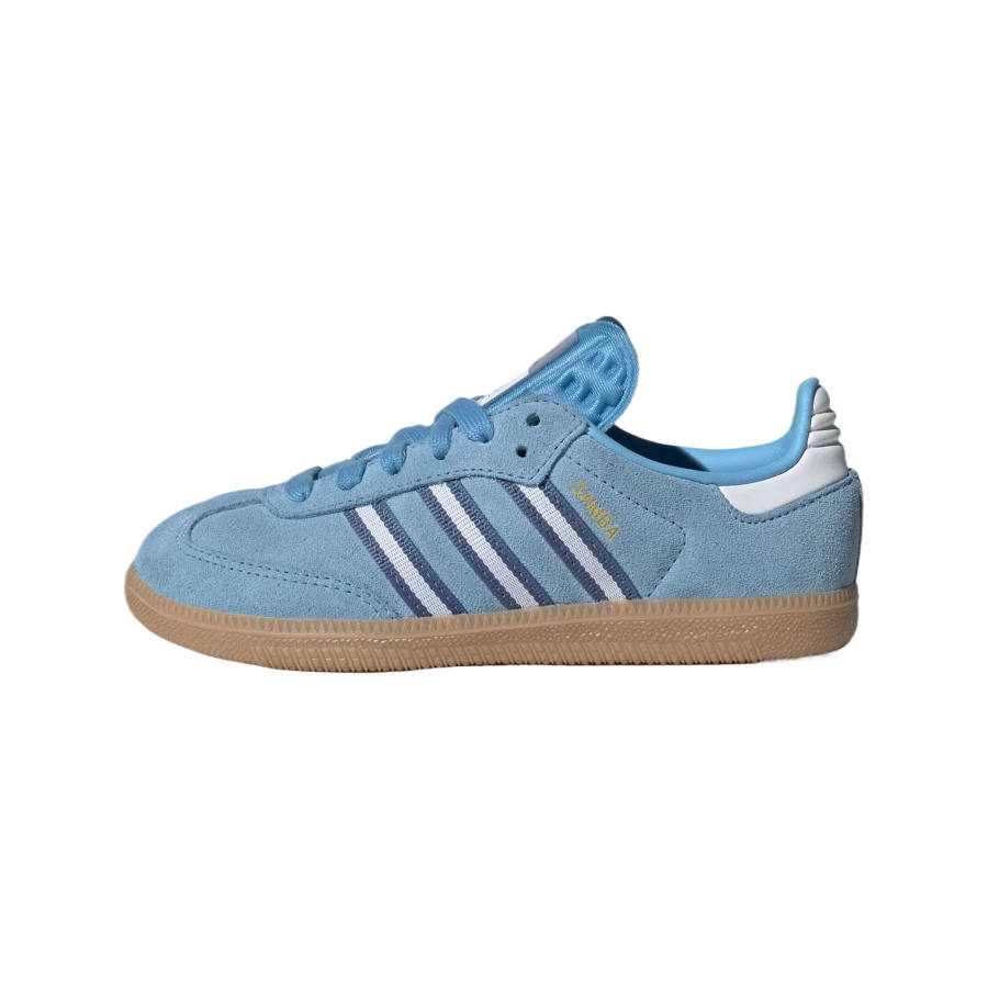 Adidas Originals SAMBA OG Leather Skateboard Shoes Black Kids'