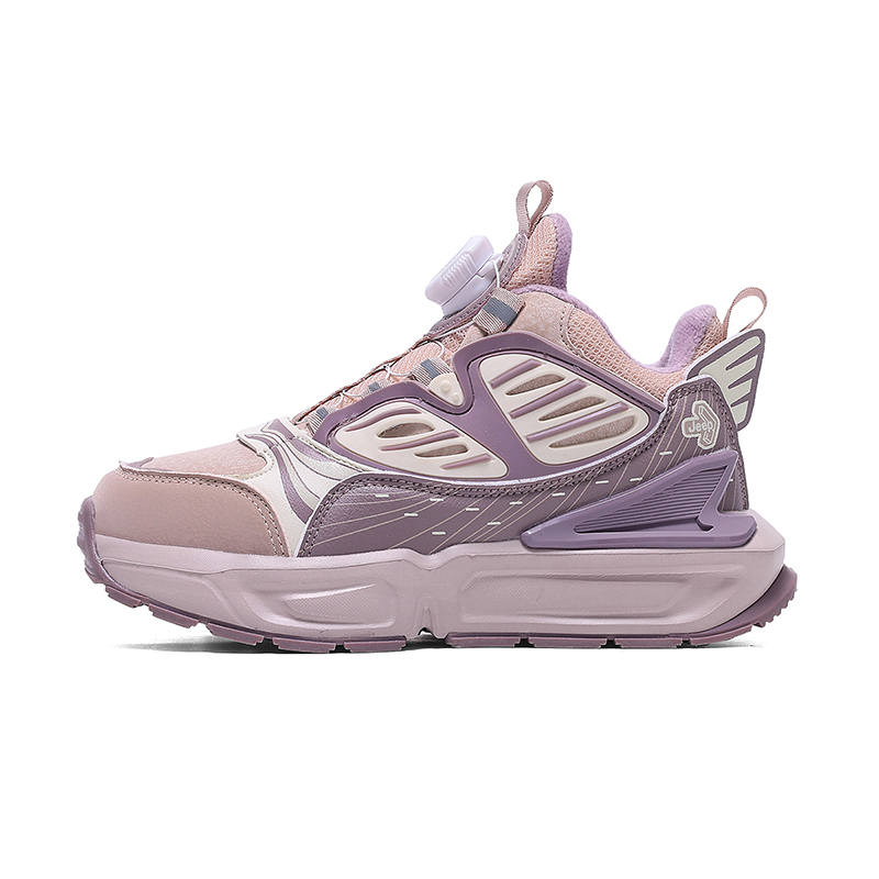 Jeep Soft And Comfortable, Fleece Lined Lining, Knob Buckle Kids Lifestyle Shoes Purple Radiance Kids'