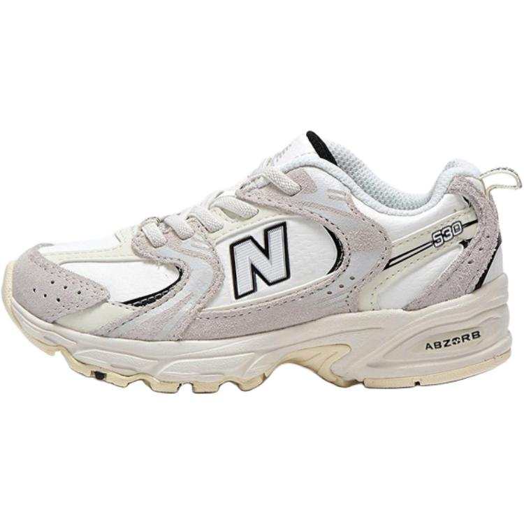 New Balance New Balance NB 530 Comfortable Cushioning, Wear Resistant Low top Kids' Running Shoes White Children Aged 3 7 Years Old