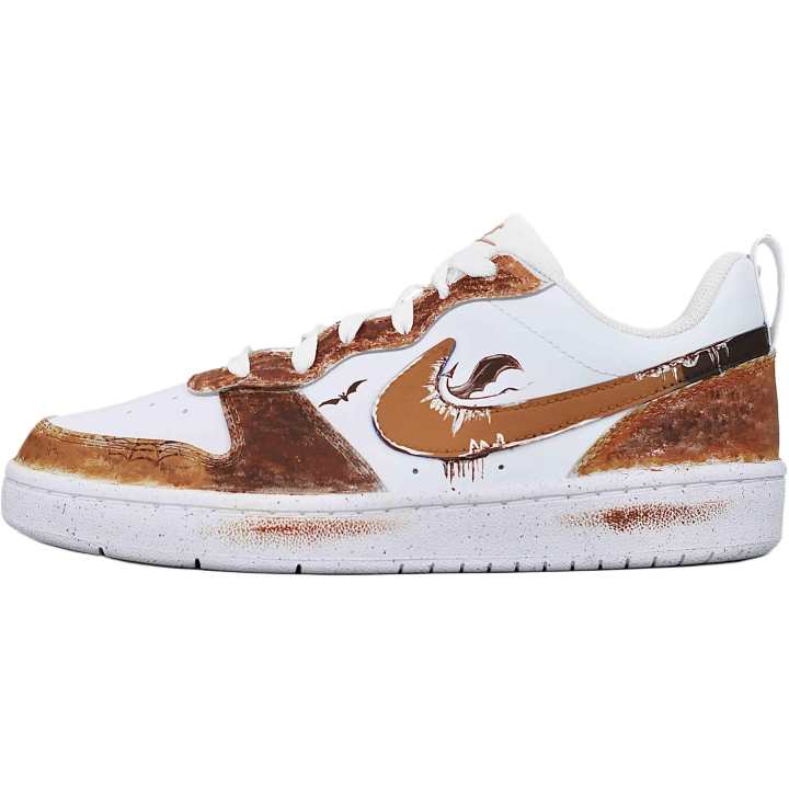 Nike Nike Court Borough Halloween Mystery Leather, Textile Slip Resistant, Abrasion Resistant, Breathable Low top