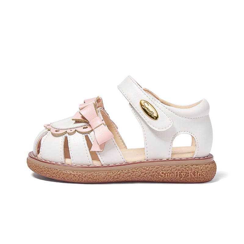 Snoffy Rococo Collection Slip Resistant Abrasion Resistant Toddler Shoes White Infant And Toddler
