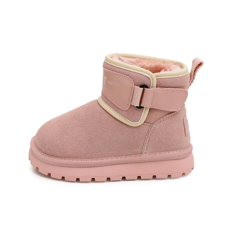 BODING BODING Thermal Stylish Fleece Lined Soft Sole Thickened Versatile Kids' Boots Kids'