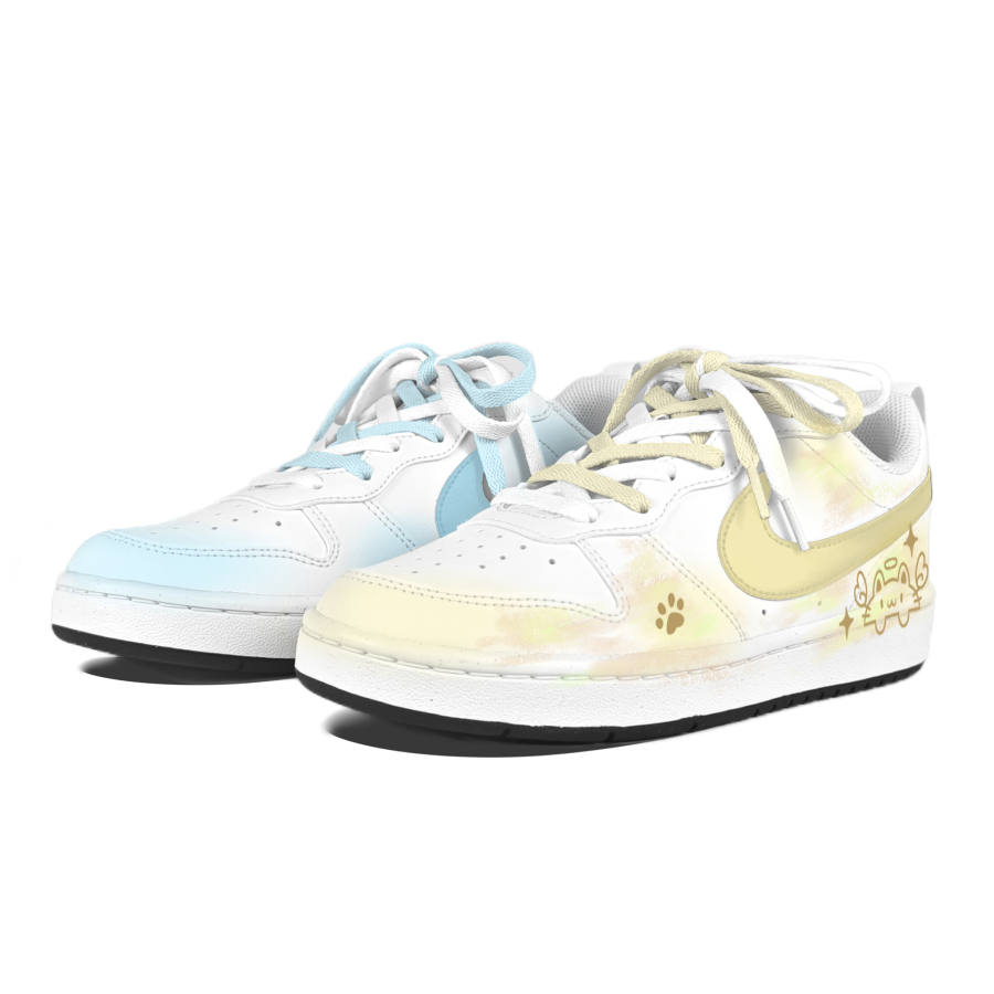 Nike Nike Court Borough Low top Kids' Skateboarding Shoes White Teenagers