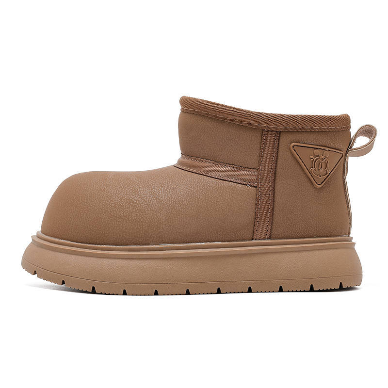 BOBDOG Synthetic Leather Thickened And Fleece Lined Casual Slip Resistant Support Slip Resistant Support