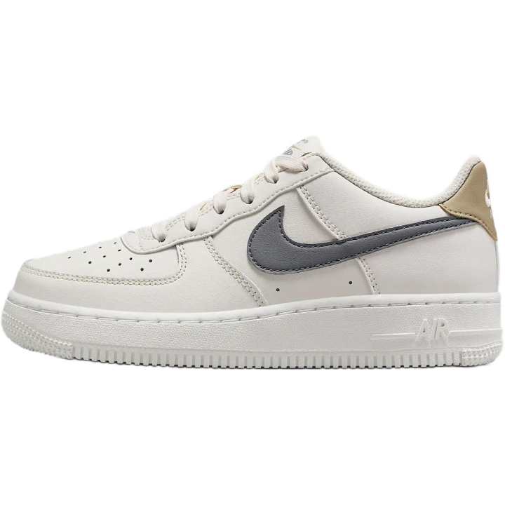 Nike Nike Air Force 1 Low top Casual Shoes Gray Beige/Khaki/Cool Gray Unisex