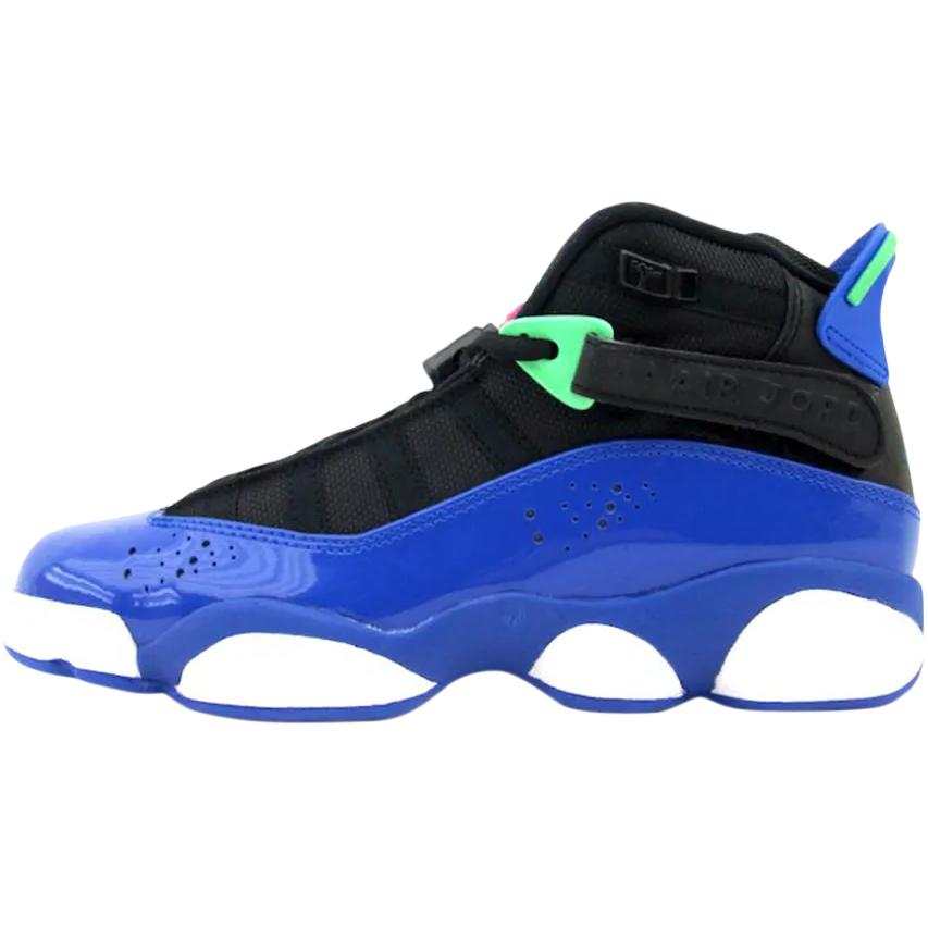 Jordan Jordan Air Jordan 6 Rings High top Children's Basketball Shoes Black Kids'