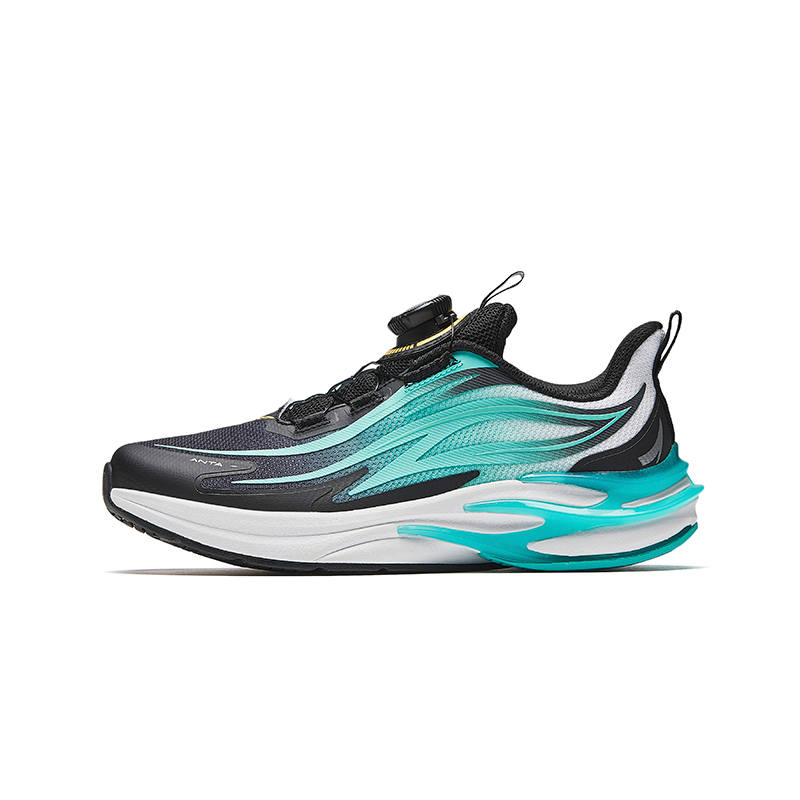 Antakids Flame Low top Running Shoes Black Green Teenagers