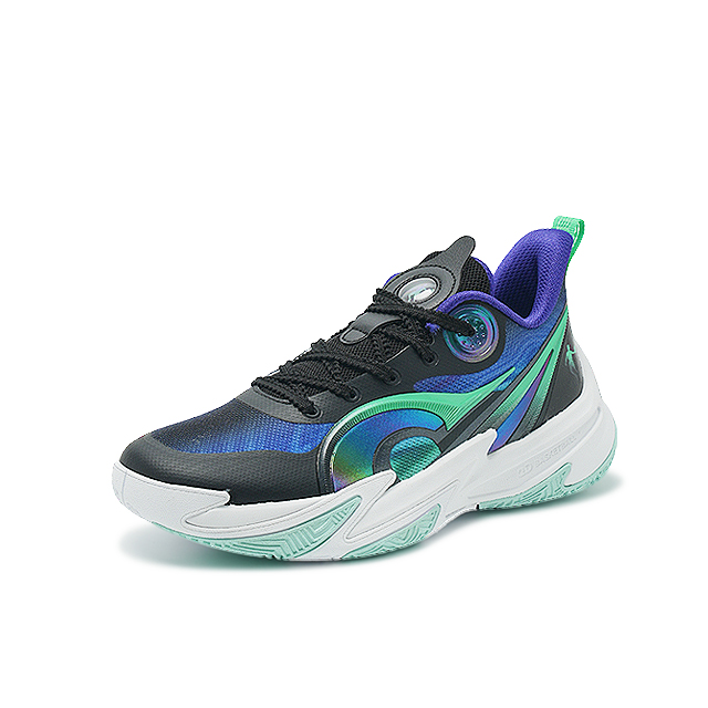QIAODAN Synthetic Leather Slip Resistant, Abrasion Resistant, Breathable Low top Children's Basketball Shoes