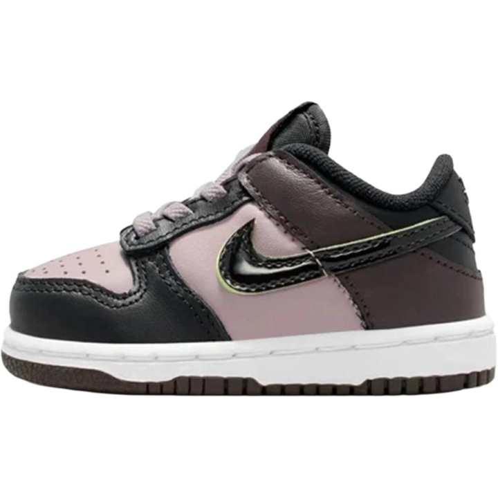 Nike Nike Dunk Leather Low top Toddler Shoes Black Pink Infant And Toddler