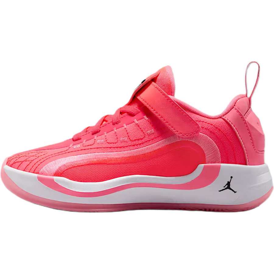 Jordan Jordan Luka 4 Slip Resistant Abrasion Resistant Low top Children's Basketball Shoes Red Kids'