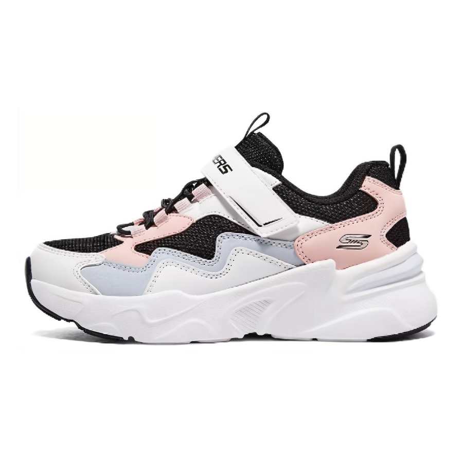 Skechers Low top Kids Lifestyle Shoes White Black Pink Kids'