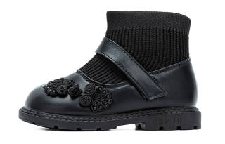 EBMINI Kids' Leather Boots Pre School