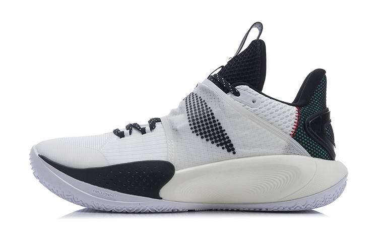 Li-Ning Li Ning Sonic 9 Youth Edition Low top Children's Basketball Shoes Black White