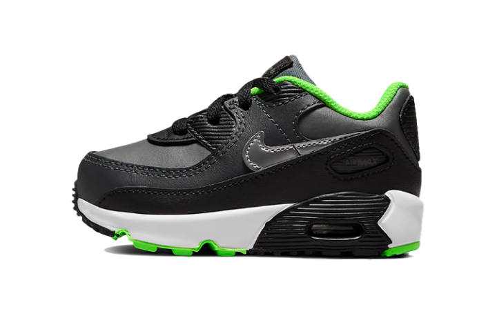 Nike Nike Air Max 90 Low top Toddler Shoes Black Green Infant And Toddler