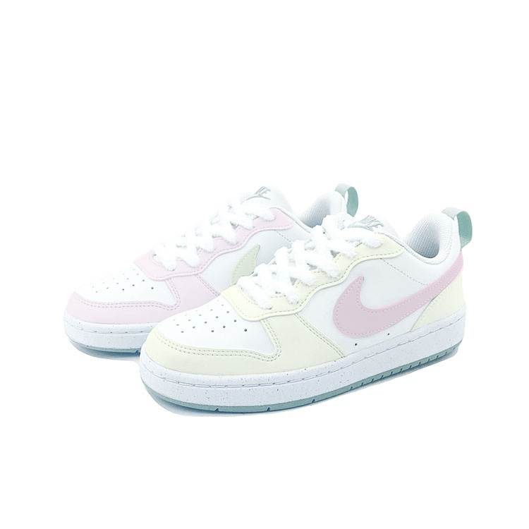 Nike Nike Court Borough Abrasion Resistant Low top Kids' Skateboarding Shoes Yellow Teenagers