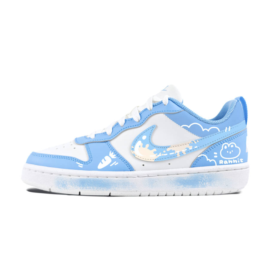 Nike Nike Court Cloud Bunny Low top Kids' Skateboarding Shoes Blue Teenagers
