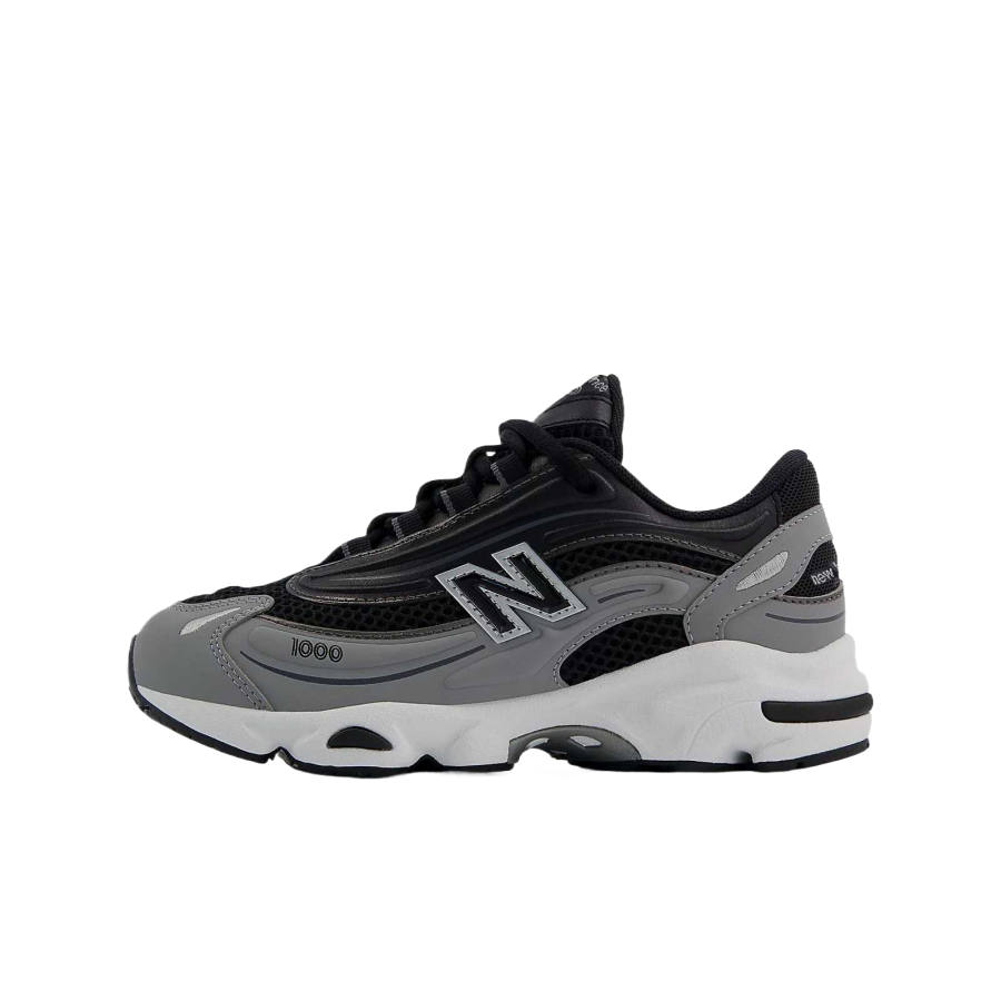 New Balance New Balance 1000 Mesh Cushioning Support Kids' Running Shoes Gray/Black Kids'