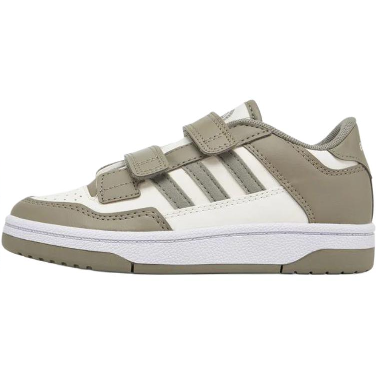 Adidas Adidas Rapid Court Slip Resistant Abrasion Resistant Low top Kids' Skateboarding Shoes White Green Kids'