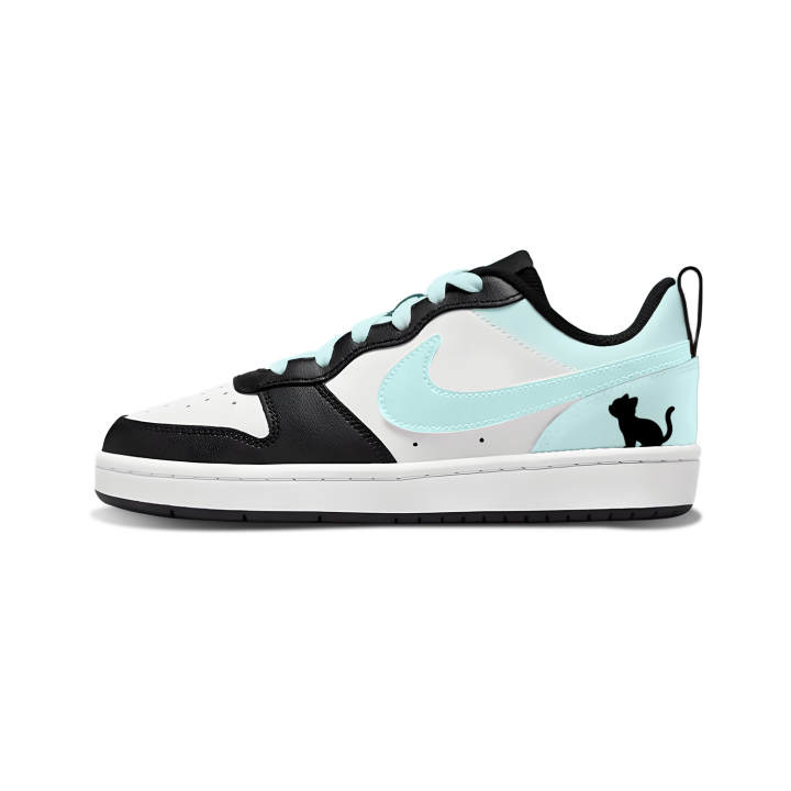 Nike Nike Court Borough Leather Cushioning Low top Skateboard Shoes Kids'
