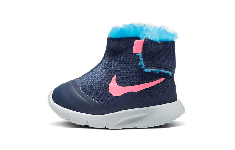Nike Nike Cushioning Abrasion Resistant Thermal High top Toddler Shoes Blue Pink Infant And Toddler