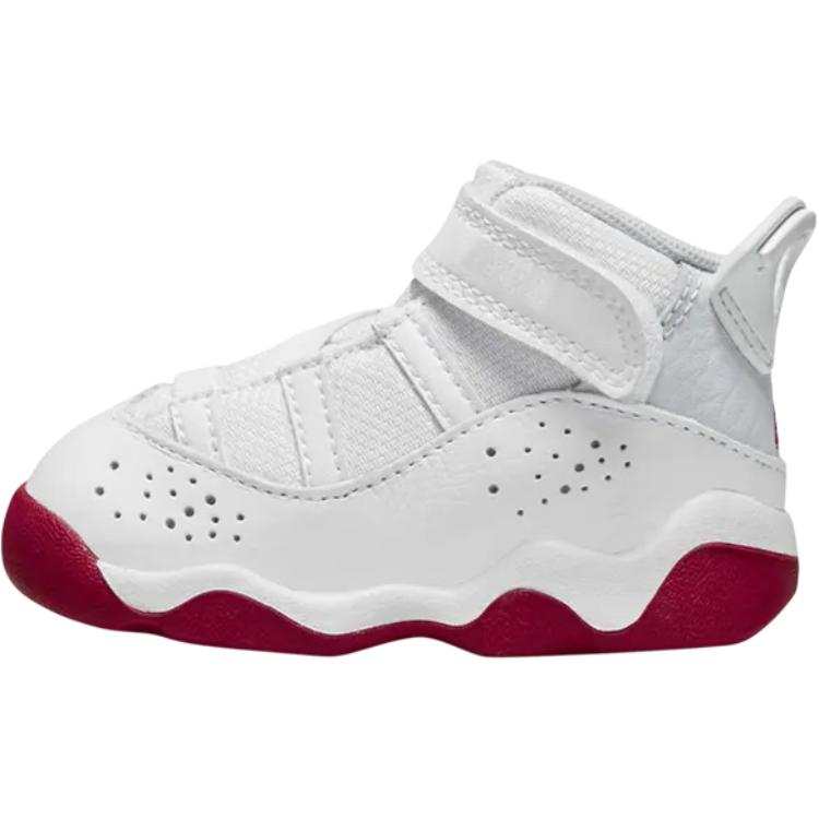 Jordan Jordan Air Jordan 6 Rings Leather High top Toddler Shoes White Infant And Toddler