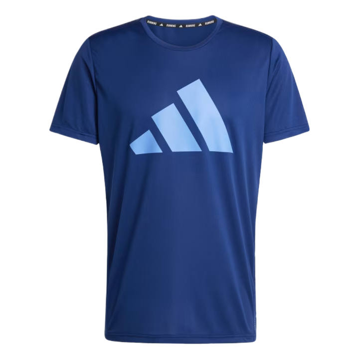 Adidas Adidas Running T Shirts Men's Dark Blue/Blue Fusion Moderate