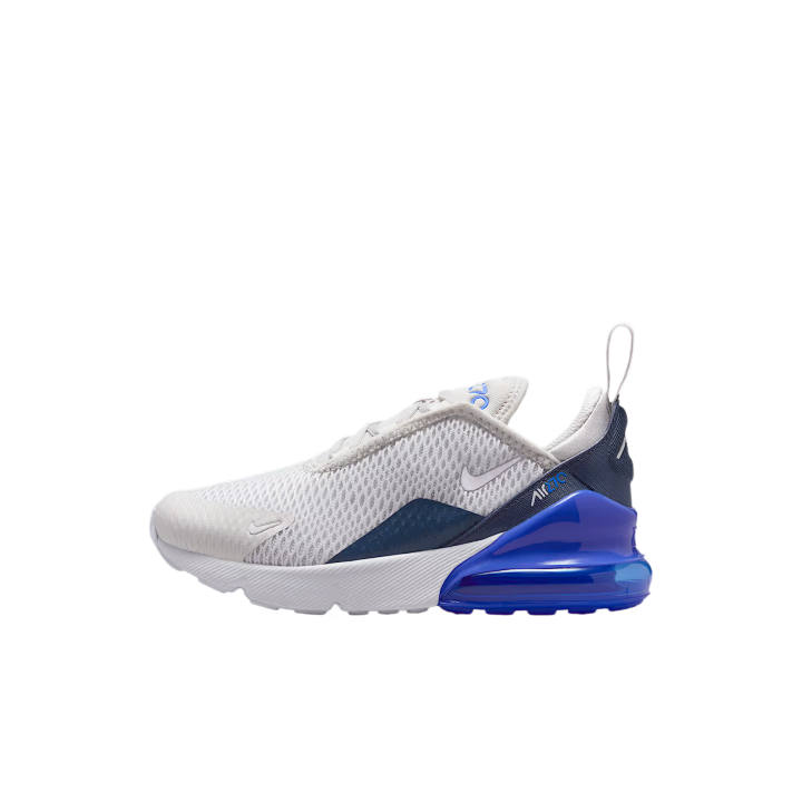 Nike Nike Air Max 270 Running Shoes White Blue Kids'