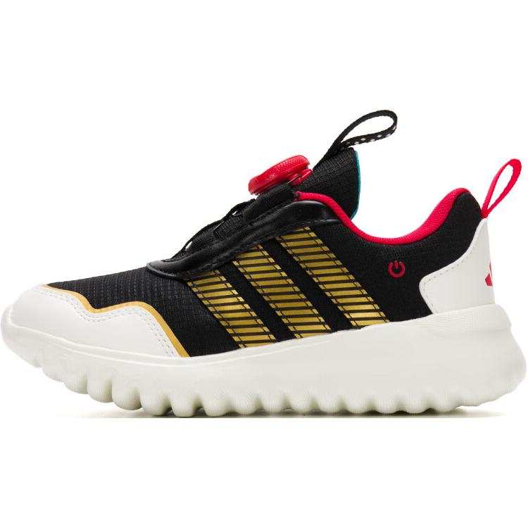 Adidas Adidas ACTIVEFLEX BOA 4.0 Abrasion Resistant Low top Kids Lifestyle Shoes Black White Gold Children Aged 3 7 Years Old