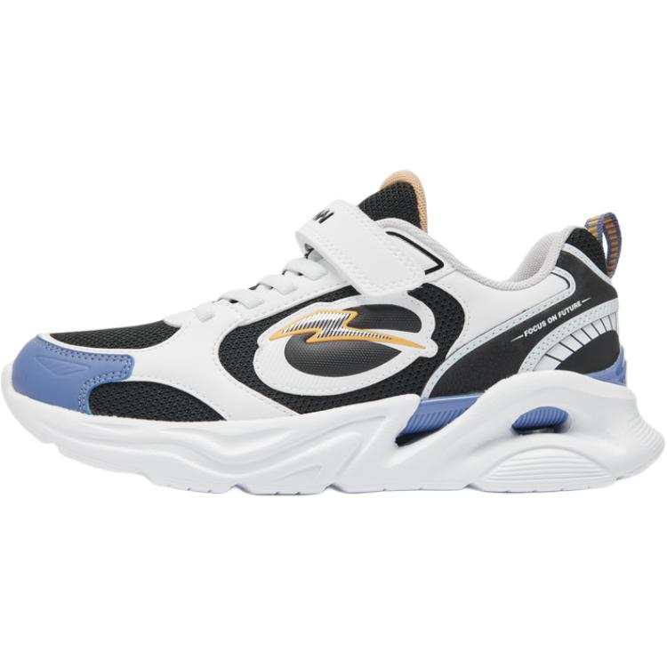 QIAODAN Low top Casual Shoes White Black Blue Teenagers