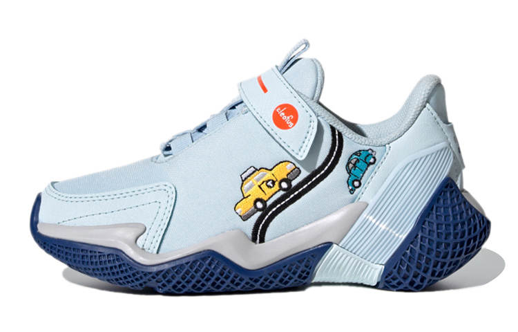 Adidas Cleofus x Adidas 4Uture Rnr El K Breathable Low top Running Shoes Blue Kids'