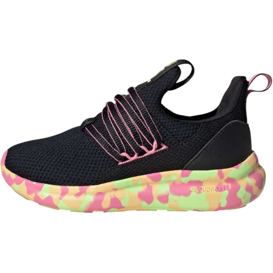 Adidas Adidas LITE RACER ADAPT 7.0 Abrasion Resistant Breathable Low top Kids' Running Shoes Black Teenagers