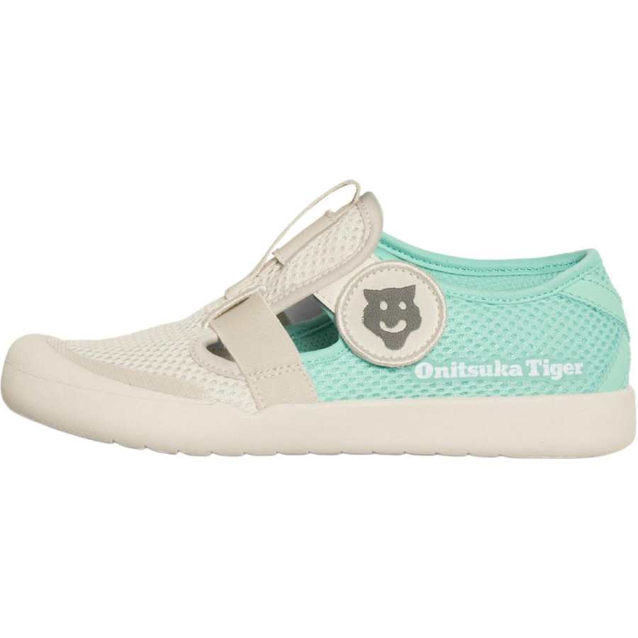Onitsuka Tiger MEXICO 66 Slip Resistant Breathable Thermal Low top Kids Lifestyle Shoes Gray/Blue Kids'