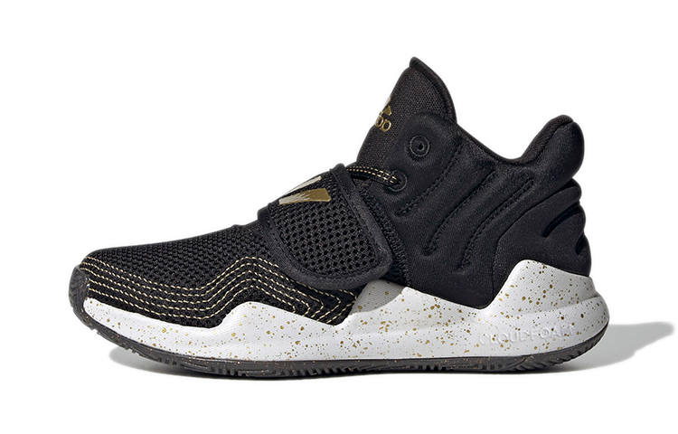 Adidas Adidas Deep Threat Abrasion Resistant Low top Children's Basketball Shoes Children Aged 3 7 Years Old