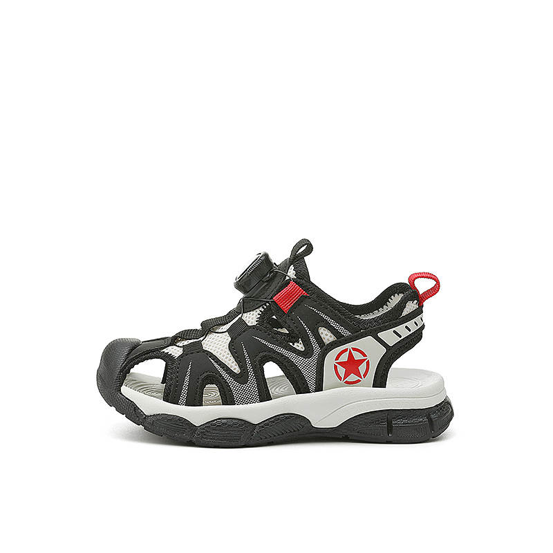 Jeep Children's Sandals Black White Kids'