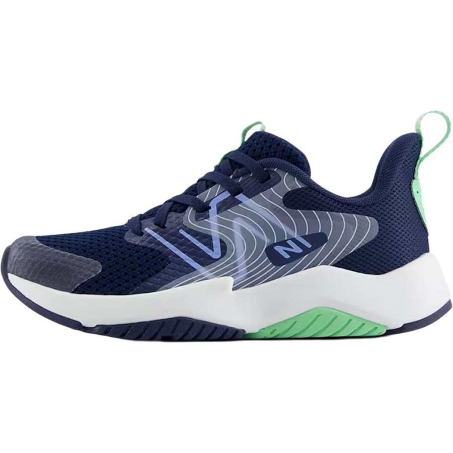 New Balance New Balance NB Rave Run V2 Abrasion Resistant Low top Kids' Running Shoes Marine Blue Children Aged 3 7 Years Old