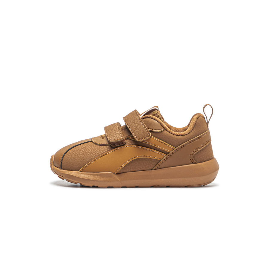 Li-Ning YOUNG Li Ning YOUNG Sports Life Collection Little Cortez Trendy Low top Casual Shoes Longan Umber/Seabuckthorn Brown Kids'