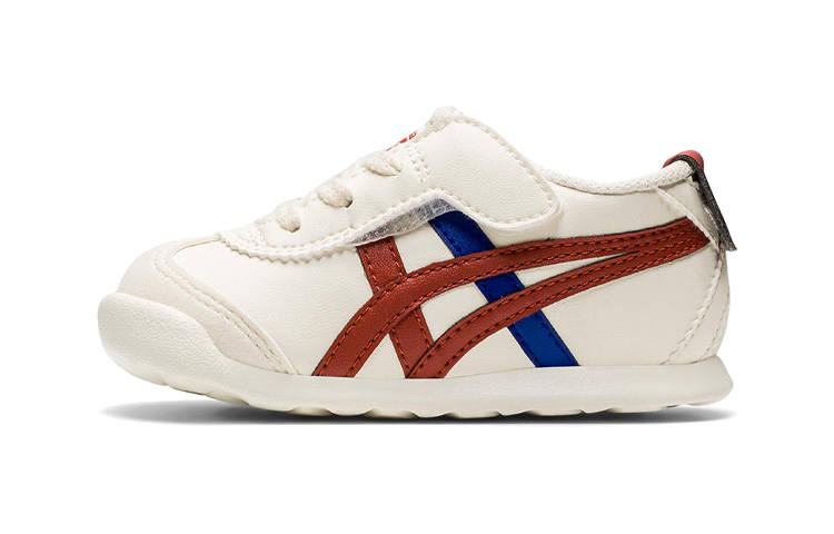 Onitsuka Tiger MEXICO 66 Deconstruction Low top Sports Casual Shoes White Red Infant And Toddler