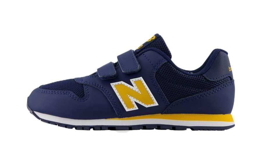 New Balance New Balance NB 500 Abrasion Resistant Low top Kids' Running Shoes Blue Yellow Children Aged 3 7 Years Old