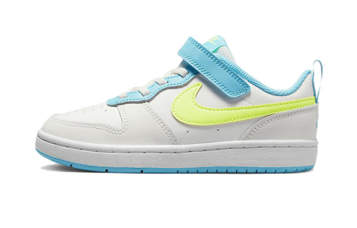 Nike Nike Court Borough Low 2 PS 'White Baltic Blue Volt'
