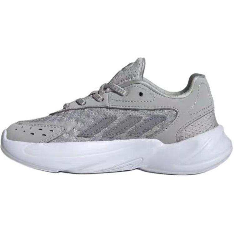 Adidas Originals Ozelia Abrasion Resistant Low top Kids Lifestyle Shoes Gray White Kids'