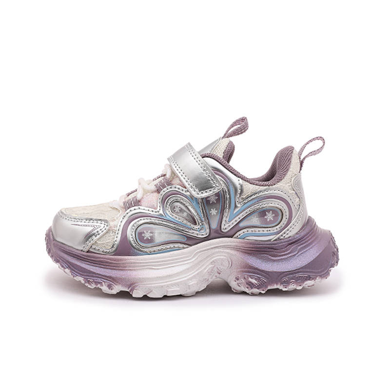 Disney Frozen Synthetic Leather, Textile Slip Resistant Abrasion Resistant Low top Kids' Running Shoes
