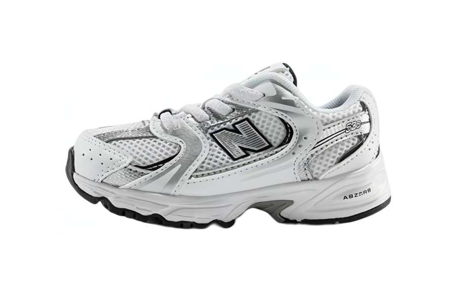 New Balance New Balance NB 530 Abrasion Resistant Low top Running Shoes Silver White Infant And Toddler