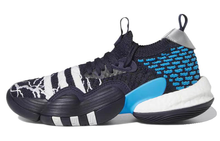 Adidas Adidas Trae Young 2.0 Trae Young 2 Slip Resistant Cushioning Abrasion Resistant Low top Children's Basketball Shoes